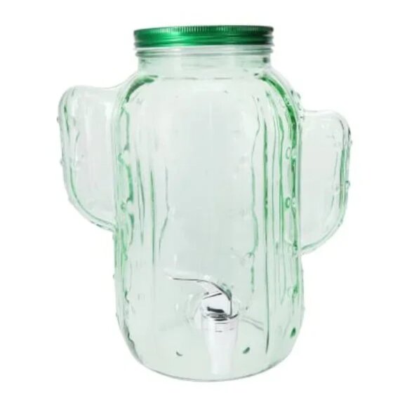 NWT Cactus Glass Drink Dispenser – Fun & Stylish Party Must-Have! 🌵 - Picture 1 of 3